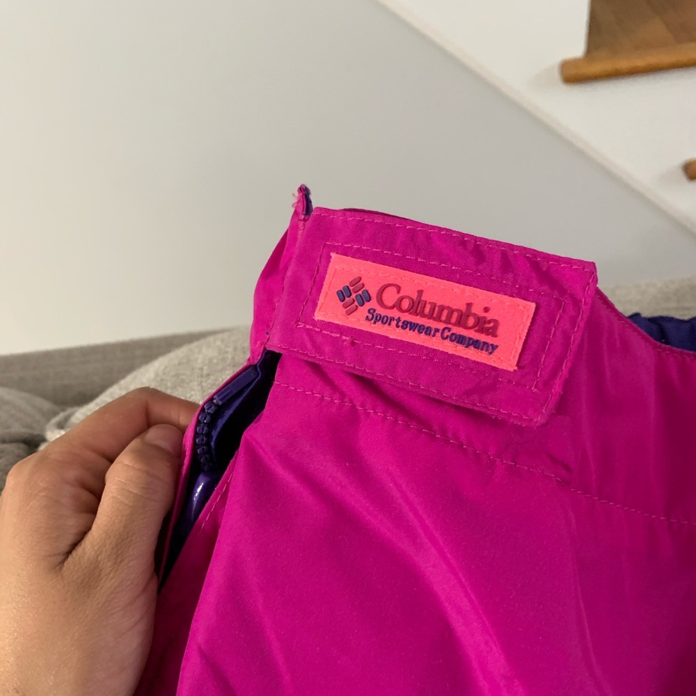 Hot Purple skii pants- like new size L